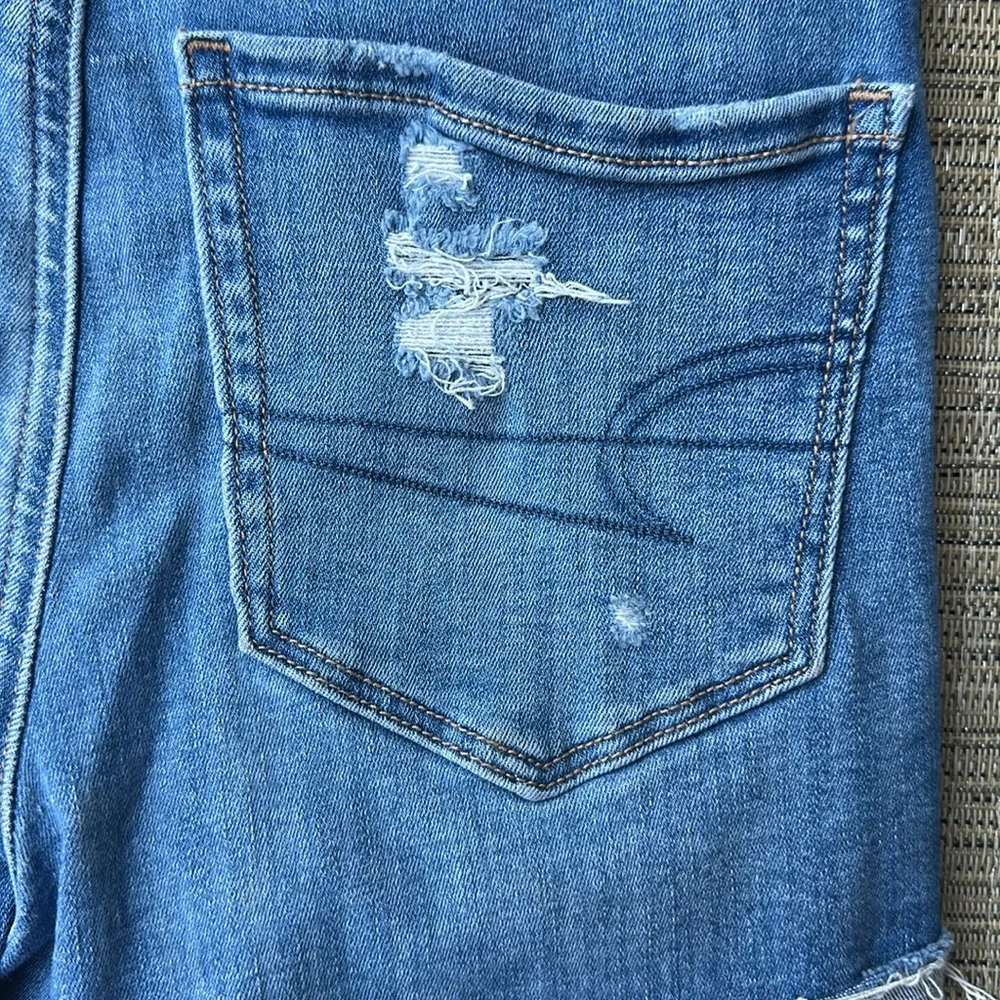 American Eagle Next Level Stretch Hi-Rise Denim Shorts